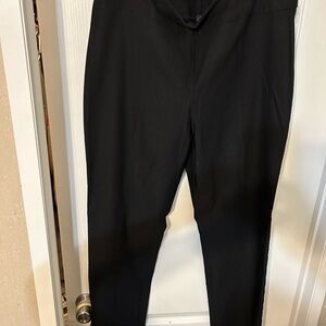 Tribal Black Straight Leg Pants